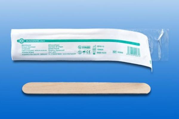 Holzmundspatel einzeln verpackt steril, 100 Stk.